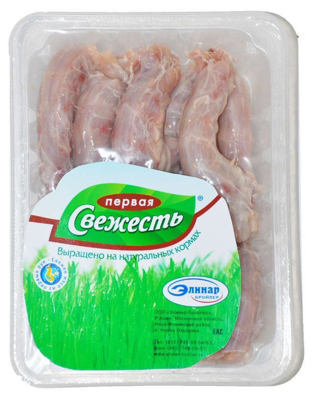 Шеи цыплят Первая свежесть охлажденные 600 г 110₽