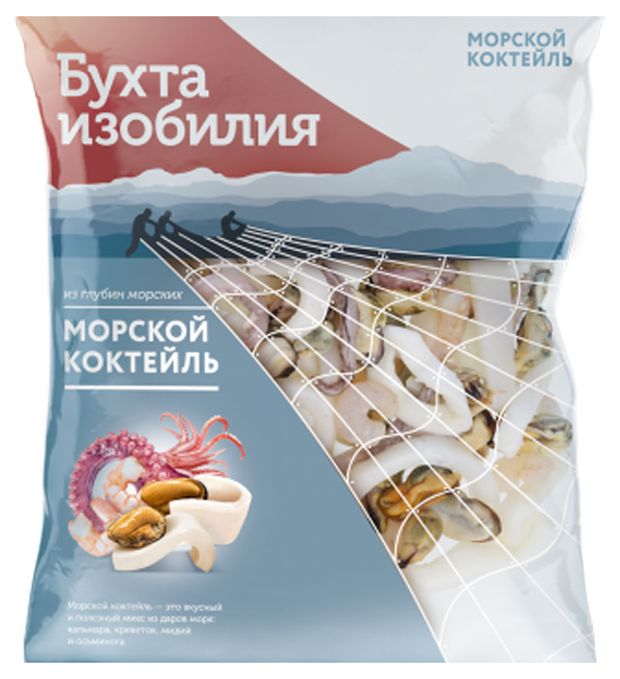 Морской коктейль сыро-мороженый Бухта Изобилия 430г 300₽