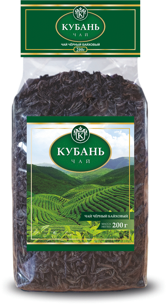 Чай черный Кубань продукт листовой 200 г 242₽