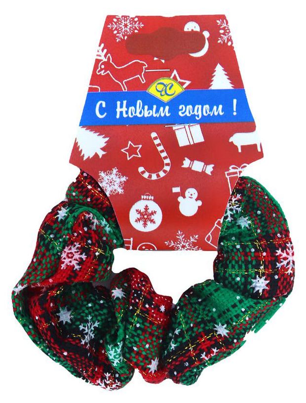 Резинки новогодние Дамское счастье, в ассортименте, уп. 1 шт