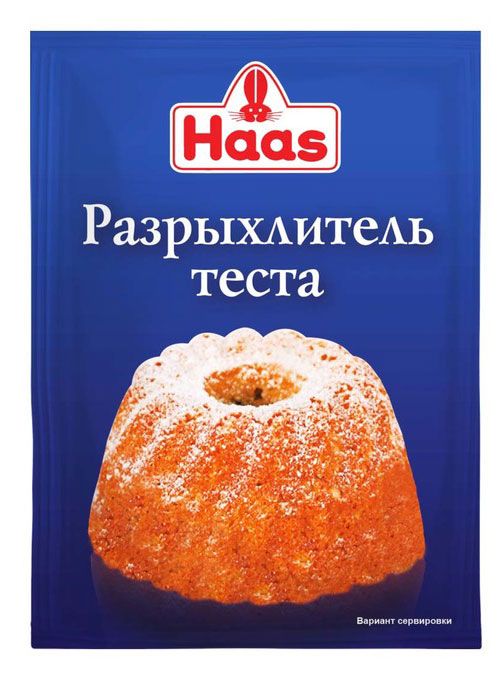 Разрыхлитель Haas для теста 12 г 13₽