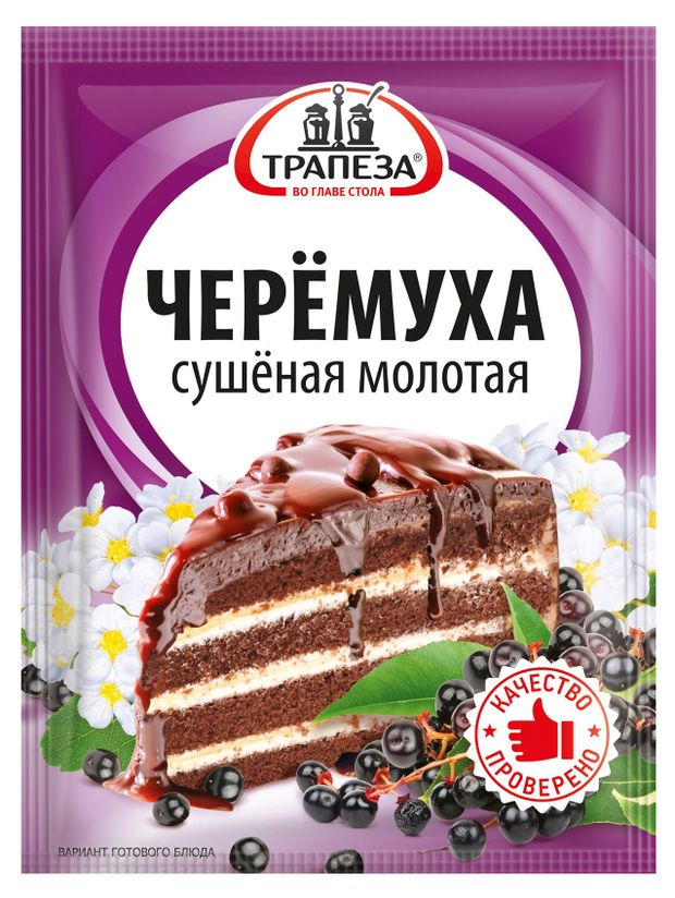 Черемуха Трапеза сушеная молотая , 40 г