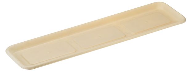 Поддон для балконного ящика Каждый день бежевый, 60 см