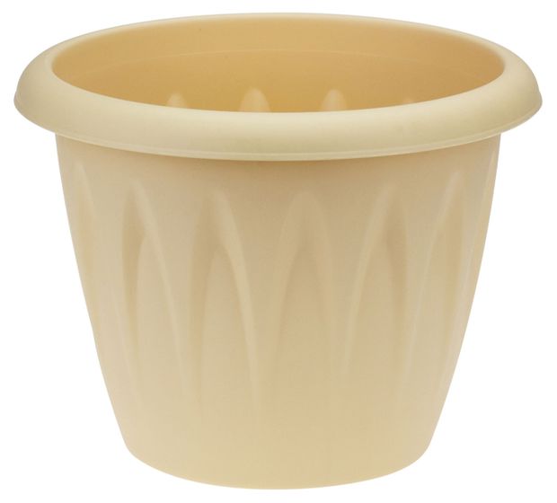 Кашпо Каждый день бежевое 18 см, 2 л