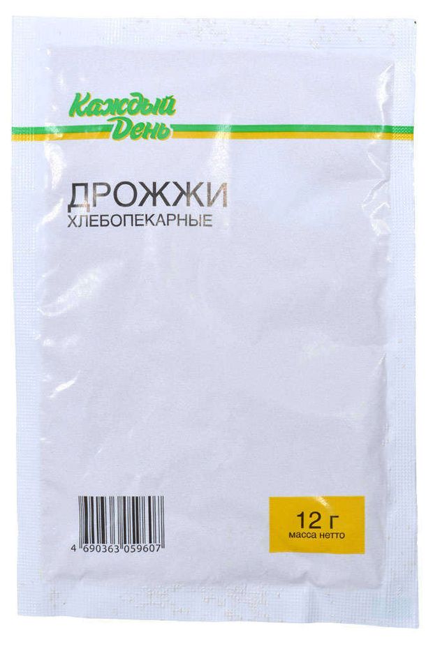 Дрожжи хлебопекарные Каждый день, 12 г
