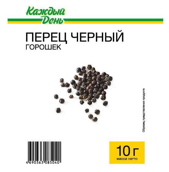Перец черный горошек Каждый День 10 г 18₽