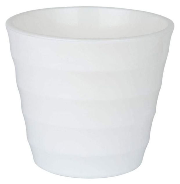 Горшок Лаура белый 17х15,5 см, 2,3 л