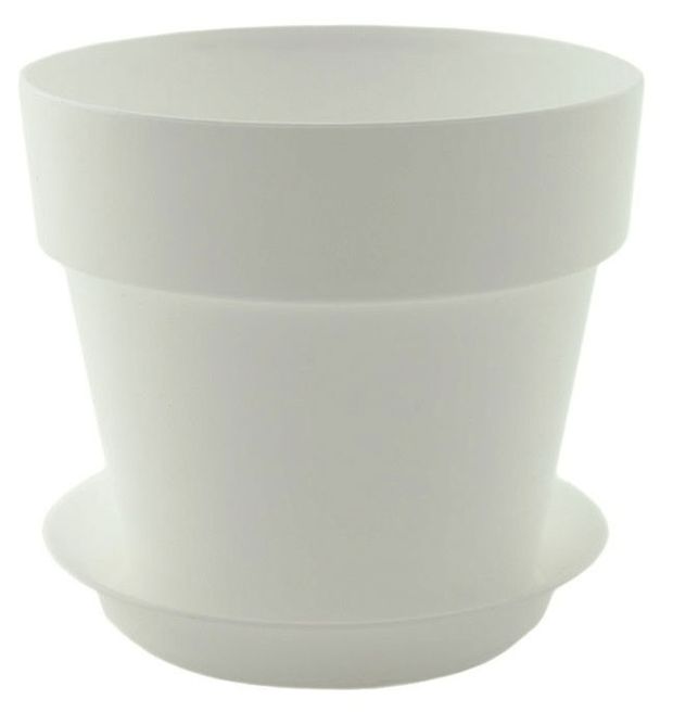 Горшок Протея белый 11х10 см, 700 мл