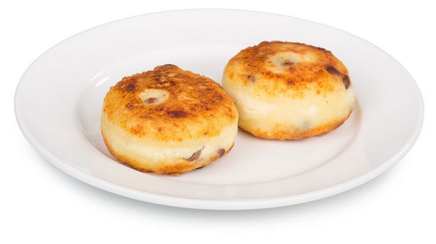 Готовая еда Сырники АШАН с изюмом, вес