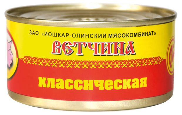 Ветчина Йошкар-Олинский Мясокомбинат классическая, 325 г
