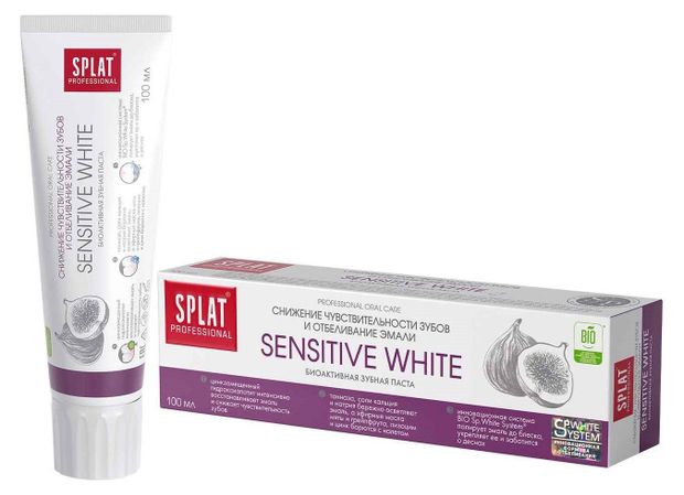 Зубная паста Splat Professional Sensitive White 100 г 260₽