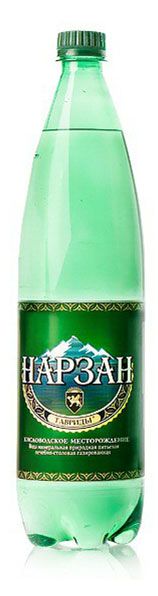 Вода минеральная Нарзан Тавриды лечебно-столовая газированная, 1 л