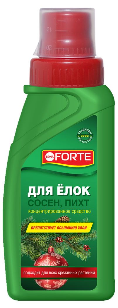 Средство жидкое для новогодних елей Bona Forte, 285 мл