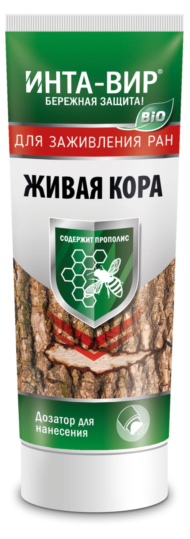 Живая кора Инта Вир в тубе 100 г 300₽
