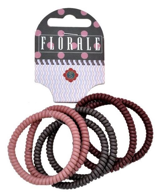 Резинка для волос Florale Пружинка-спиралька в ассортименте ANZ1-35 6 шт 50₽