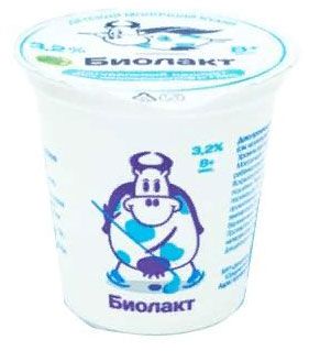 Продукт кисломолочный Биолакт-М 3,2% БЗМЖ охлажденный, 125 г