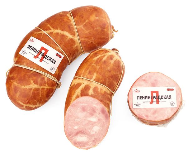 Ветчина САВА Ленинградская, вес