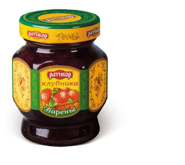 Варенье Ратибор клубника, 360 г