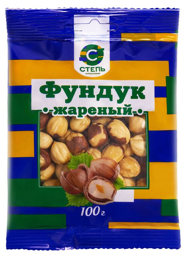 Фундук Агрохолдинг СТЕПЬ жареный, 100 г