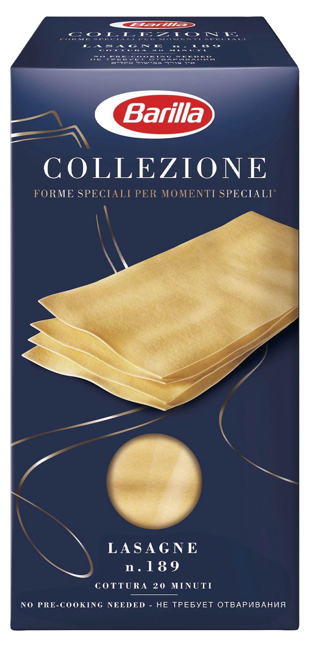 Макаронные изделия Barilla Lasagne из твердых сортов пшеницы 500 г 299₽