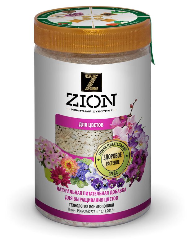 Добавка питательная для растений Zion Для цветов 450 г 500₽