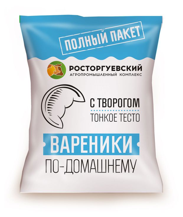 Вареники сладкие Агрокомплекс Росторгуевский По-домашнему с творогом, 700 г