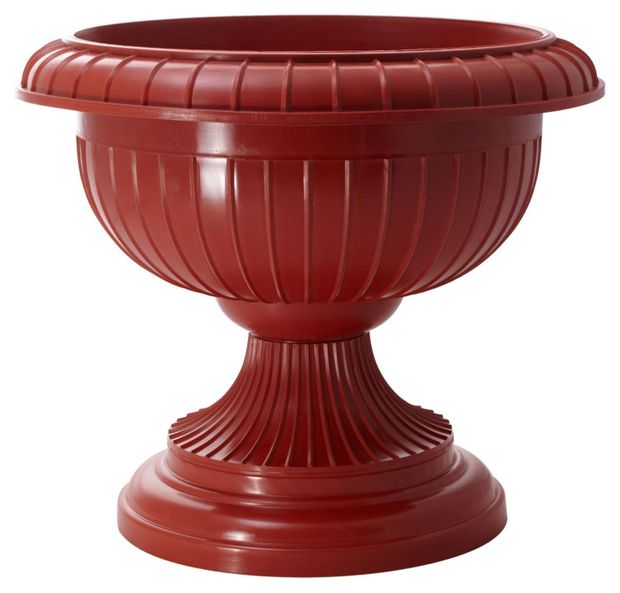 Вазон для цветов InGreen с откручивающейся ножкой терракотовый, 39,5 см