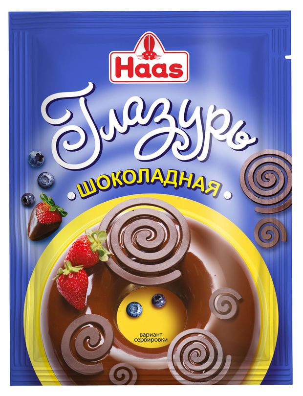 Глазурь Haas Шоколадная 75 г 40₽