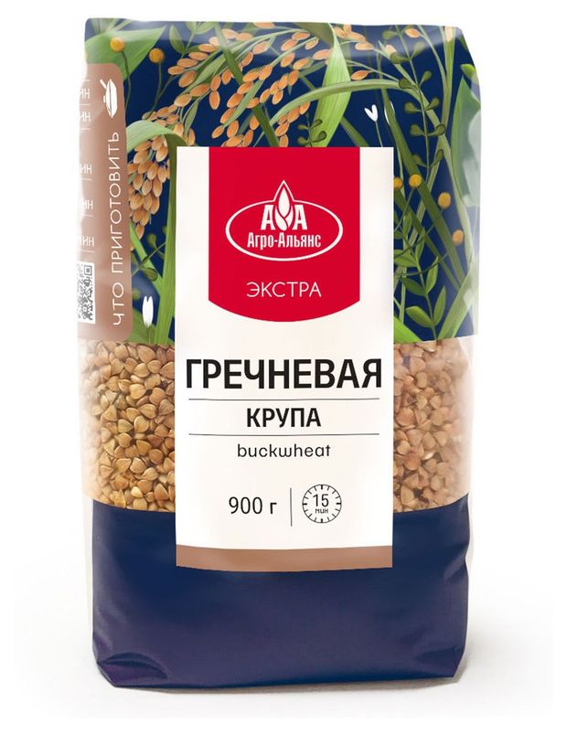 Крупа гречневая Агро-Альянс 900 г 91₽