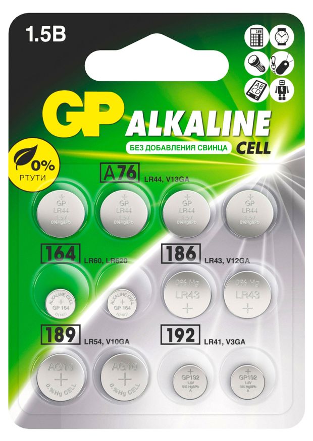 Набор батареек GP Alkaline ACM01-CR12 220₽