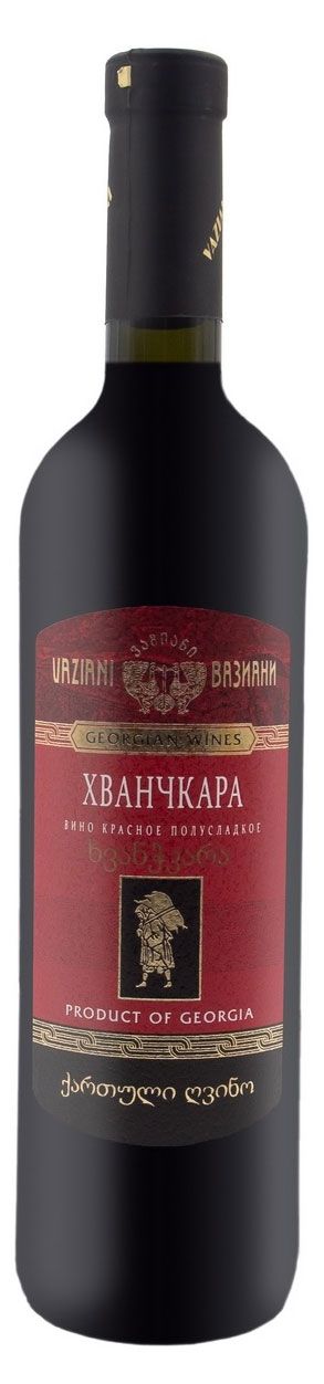 Вино Старый Тбилиси Хванчкара красное полусладкое Грузия, 0,75