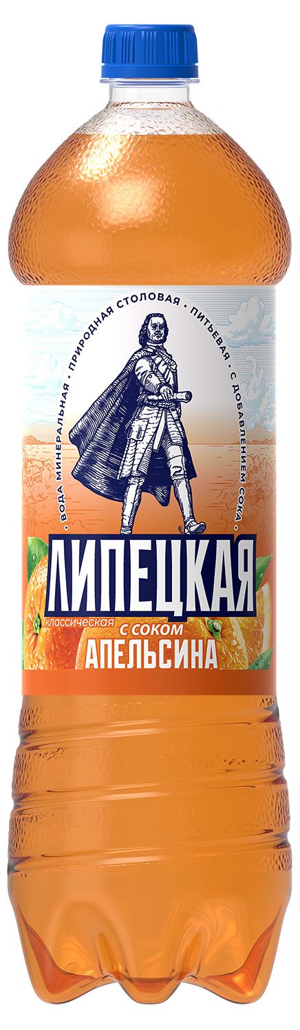 Напиток газированный Липецкая апельсин, 1,42 л