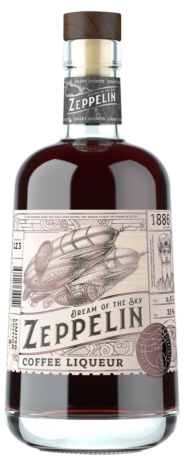Ликер Zeppelin Coffee десертный Россия 05 л 699₽