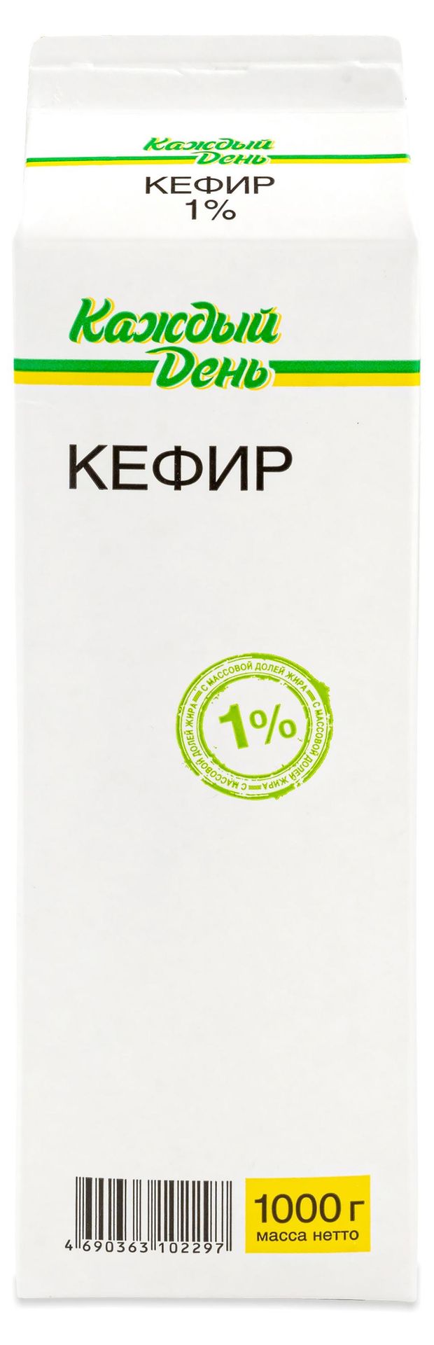 Кефир Каждый день 1% БЗМЖ, 1 л
