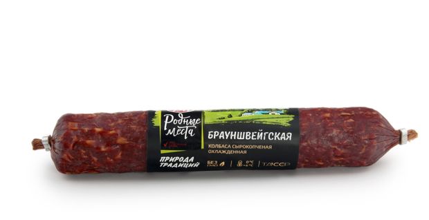 Колбаса сырокопченая РМ Брауншвейгская из курицы и свинины, 300 г