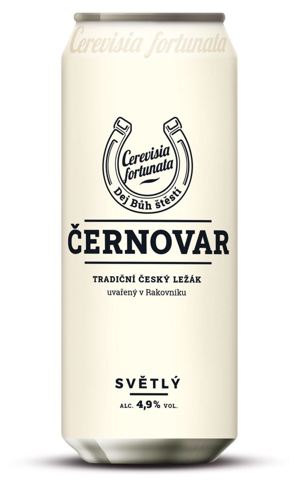 Пиво Cernovar светлое фильтрованное 4,9%, 500 мл
