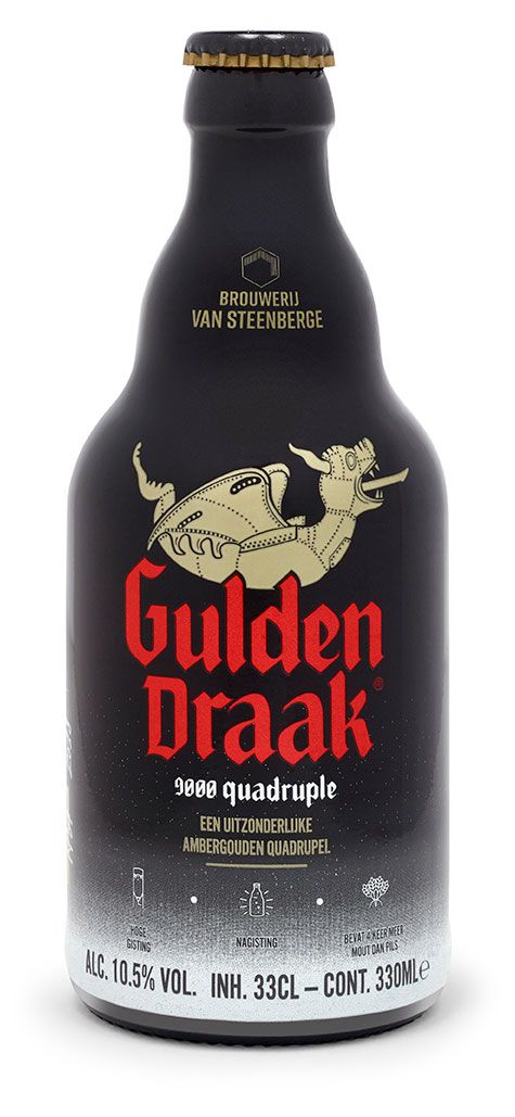 Пиво Gulden Draak 9000 Quadruple светлое фильтрованное 10,5%, 330 мл