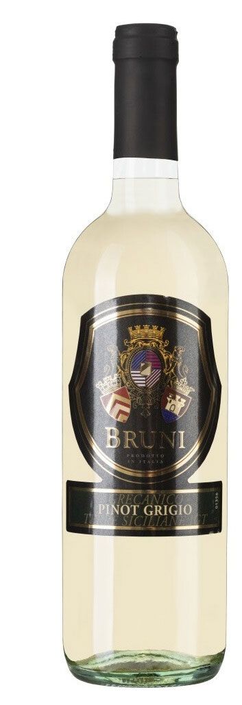 Вино Bruni белое полусухое Италия, 0,75 л