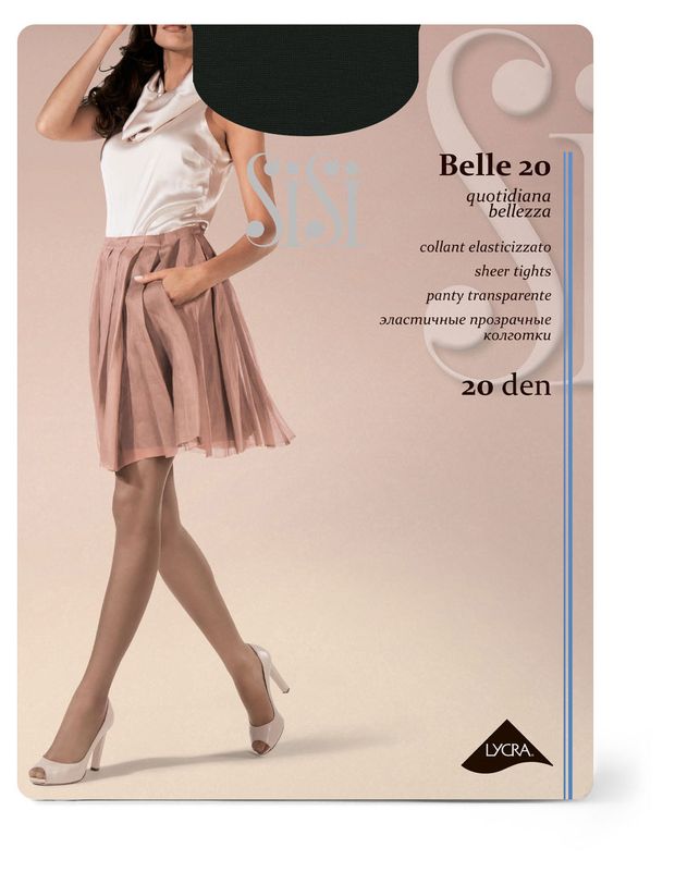 Колготки Sisi Belle 20 den черные, р. 2