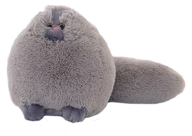 фото Игрушка мягкая кот-шарик, 40 см