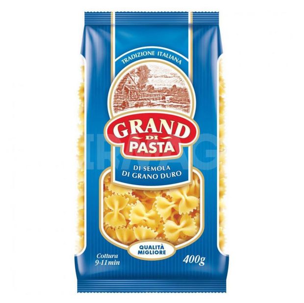 Макаронные изделия Grand Di Pasta Farfalle бабочки 400 г 79₽