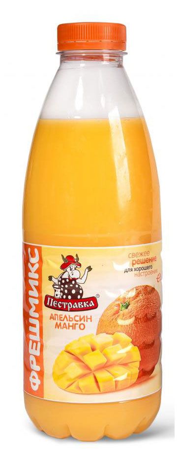 Напиток сывороточный Пестравка с соком апельсин манго БЗМЖ 900 мл 180₽