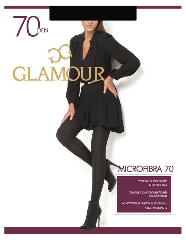 Колготки женские Innamore Microfibra 70 den черные, размер 3