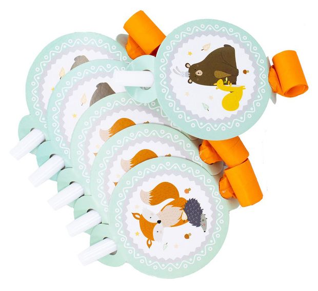 Язык-гудок Веселая затея праздничный, 6 шт