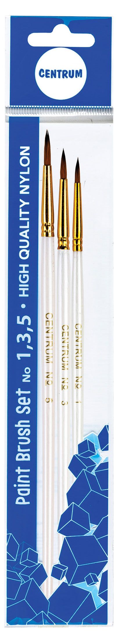 Набор кистей Centrum нейлон 3 шт 120₽