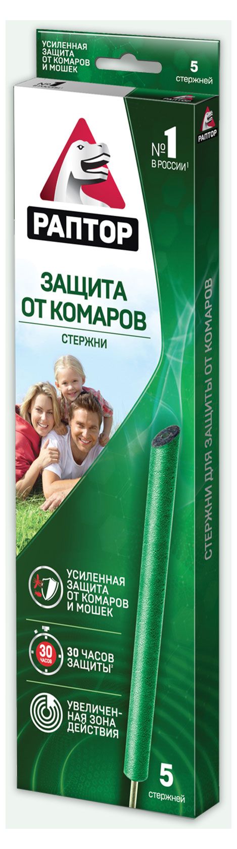 Стержень от комаров Раптор, 5 шт