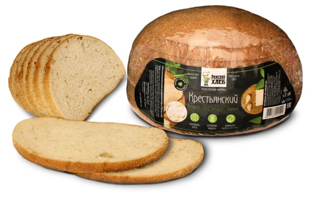 Хлеб Крестьянский бездрожжевой Рижский хлеб 300 г 70₽