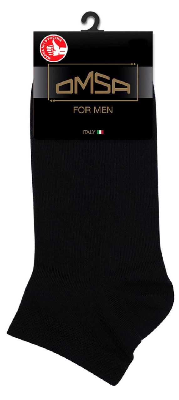 Носки мужские OMSA for MEN Classic 201 Nero, размер 45-47