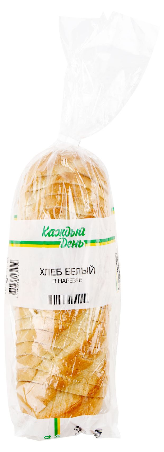 Батон нарезной пшеничный белый Каждый день нарезка, 400 г