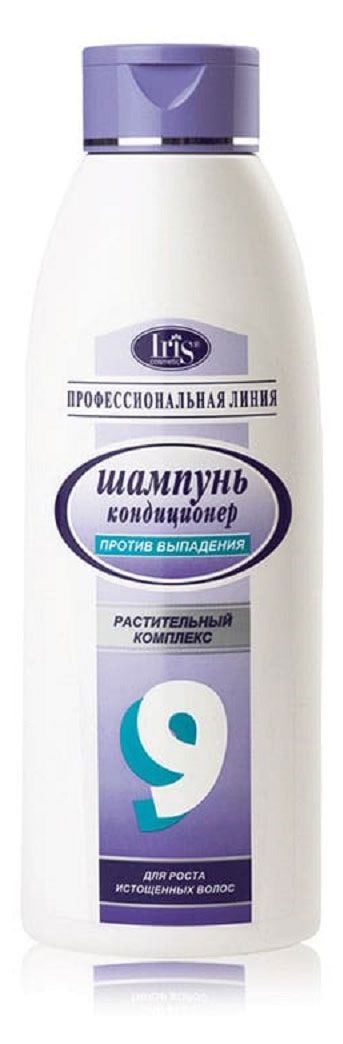 Шампунь для волос Iris Профессиональный уход 9 Авокадо для роста волос, 1 л